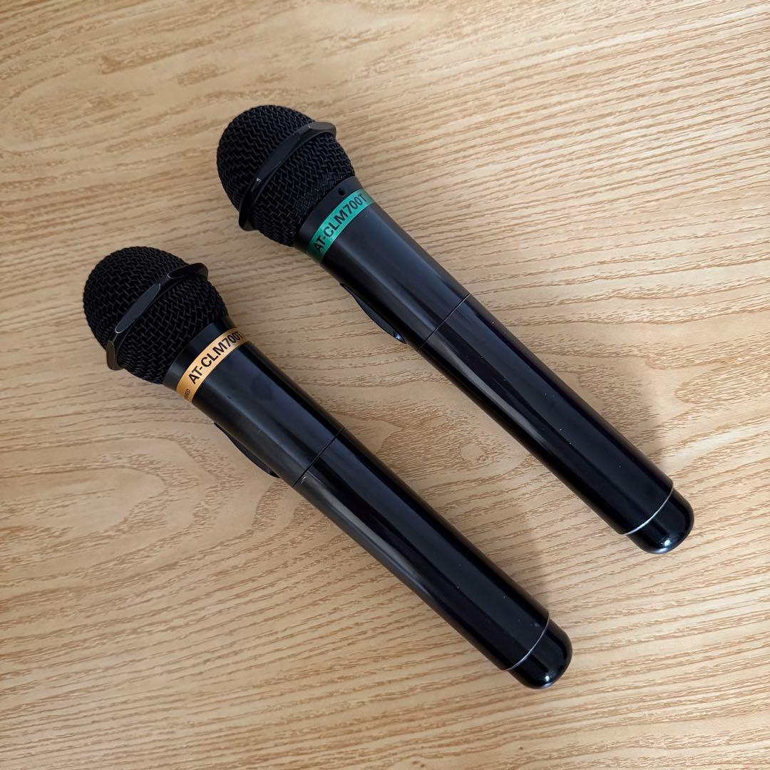 audio-technica ワイヤレスマイクAT-CLM700TX ２本セット