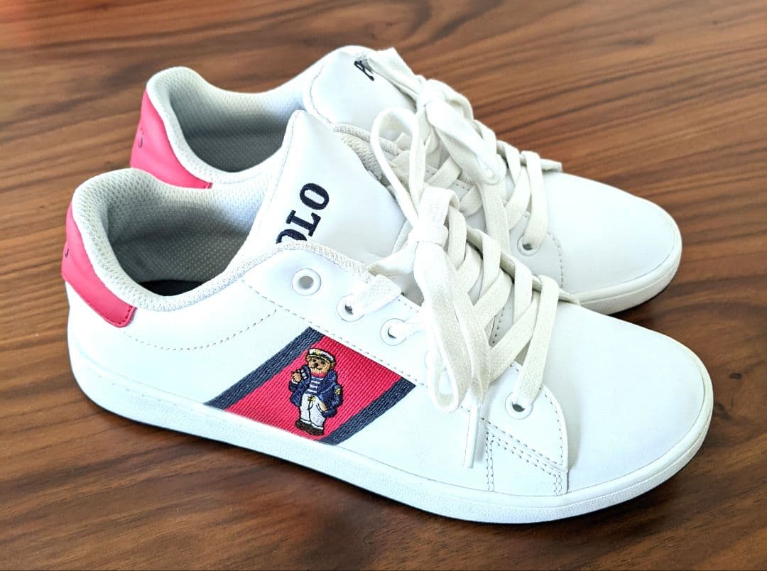 【美品】POLOラルフローレン ポロベア　レディース　ゴルフ　タウン　23.5