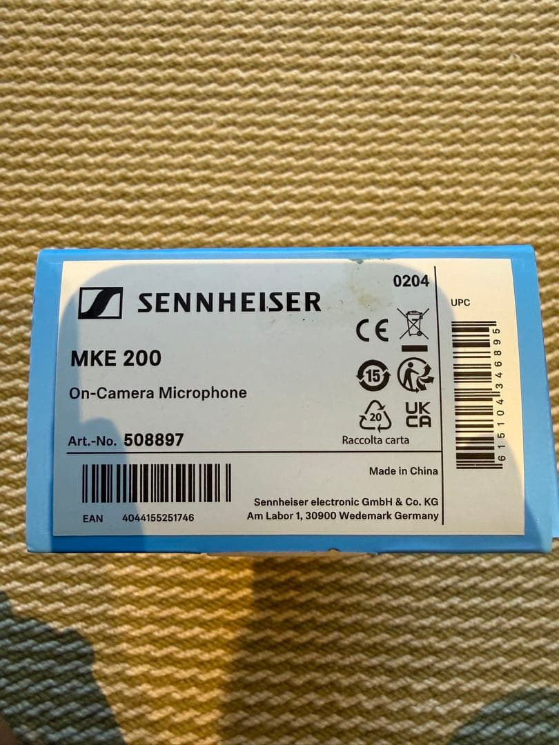 【新品未開封】SENNHEISER ゼンハイザー マイク MKE200