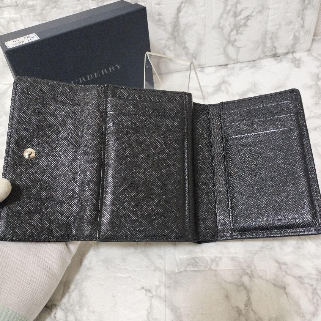 BURBERRY チェック柄 三つ折り財布