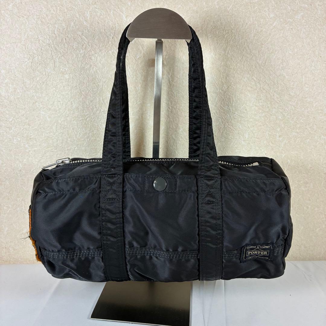 [極美品]PORTER タンカー ドラムバック ミニボストン ナイロン s