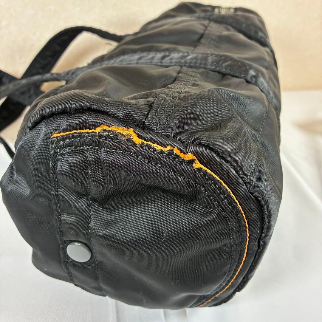 [極美品]PORTER タンカー ドラムバック ミニボストン ナイロン s