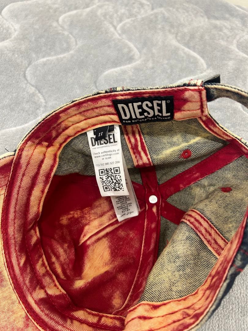DIESEL ダメージ加工キャップ