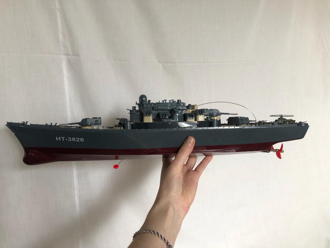 ね*郎様 ＲＣ戦艦 - 弁慶　ラジコン　動作品　サイズ約63cm(箱) 新充電式