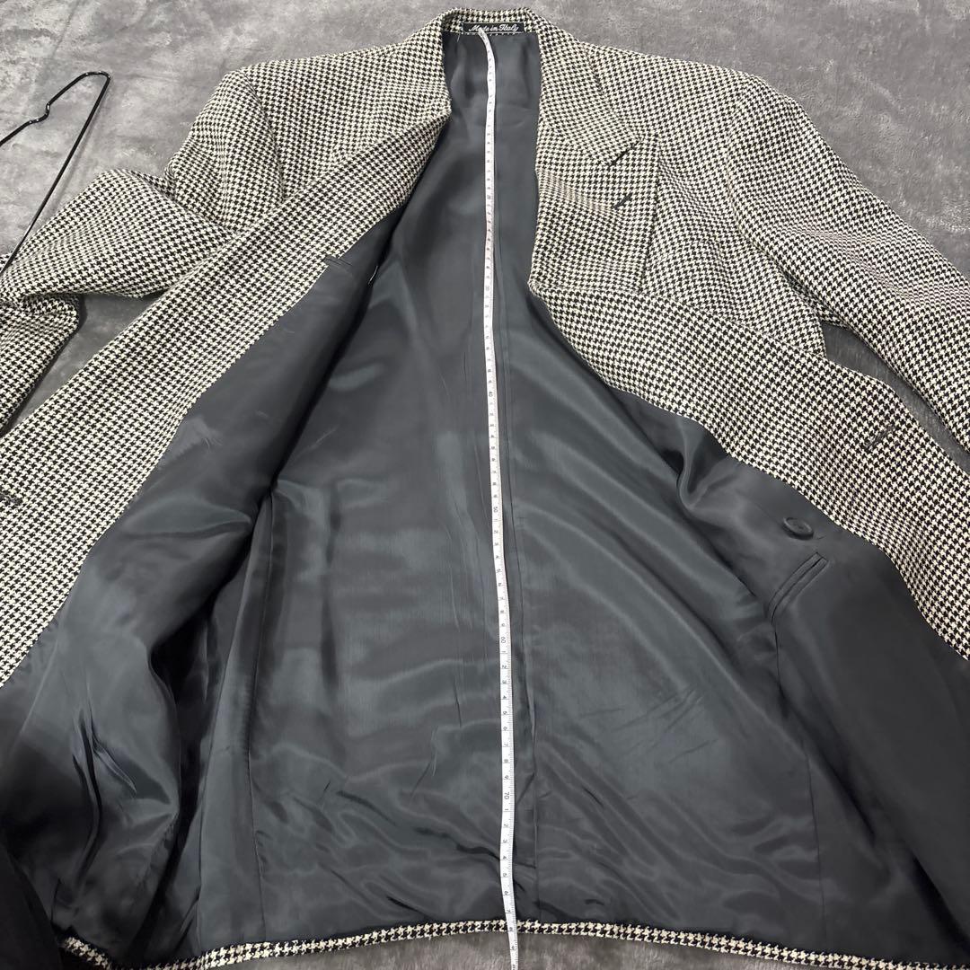 GORGIO ARMANI ジョルジオアルマーニ　メンズ　千鳥柄　ジャケット　M