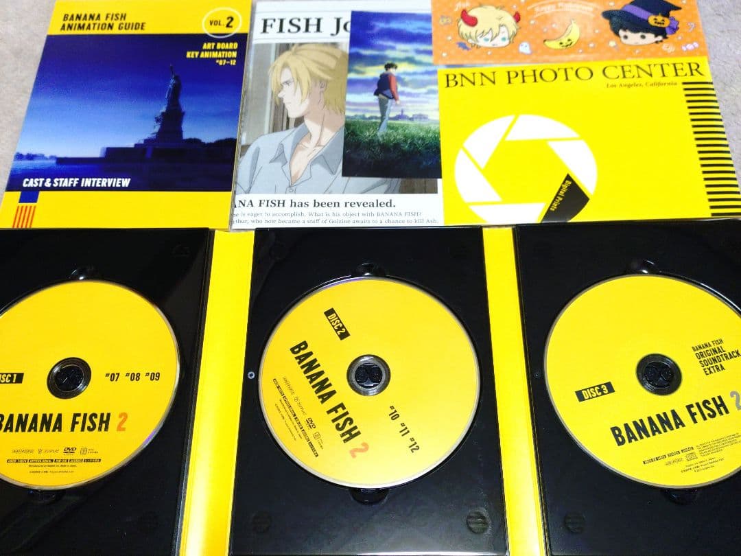BANANA FISH バナナフィッシュ DVD 完全生産限定版 全４巻セット