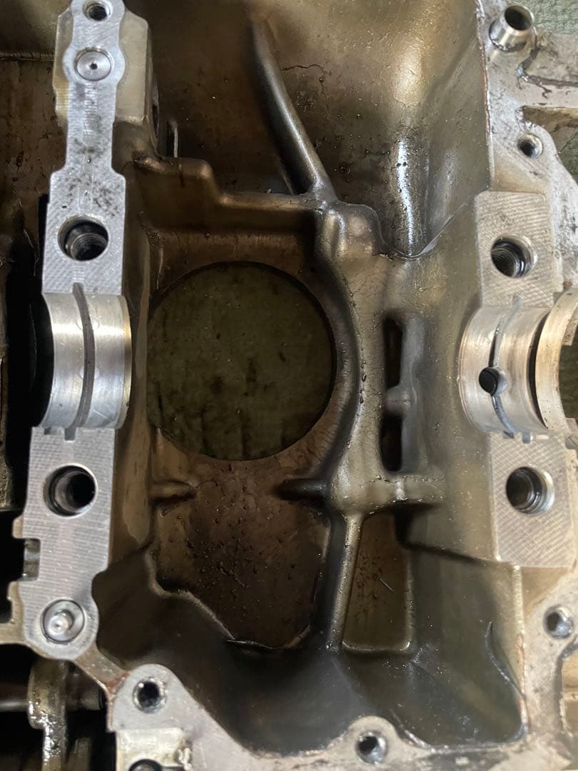 cb250t ホーク　バブ　クランクケース