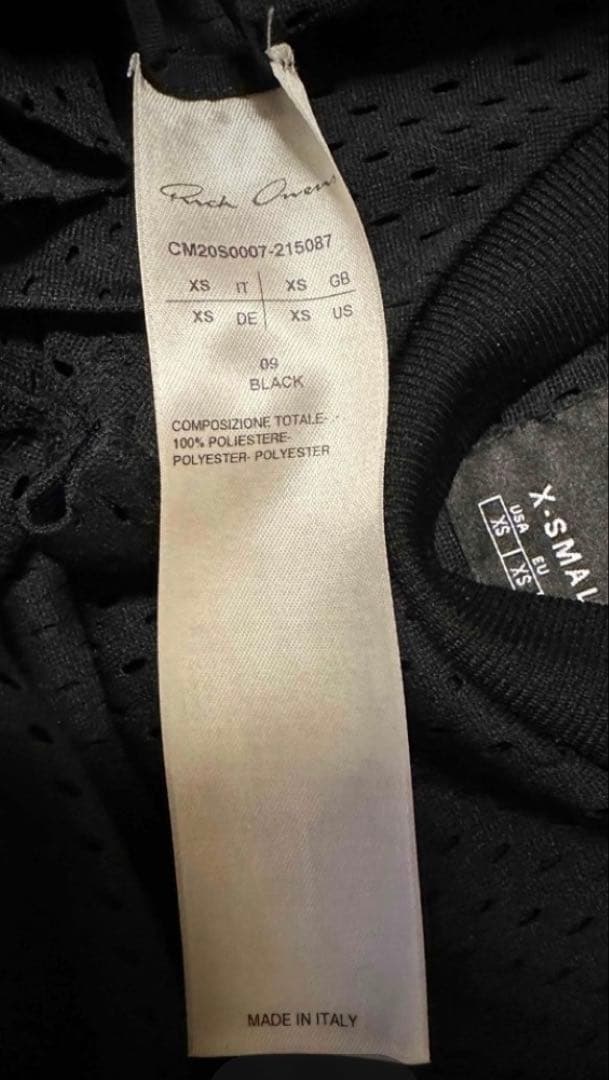 Rick Owens × Champion Toga Mesh Tシャツ