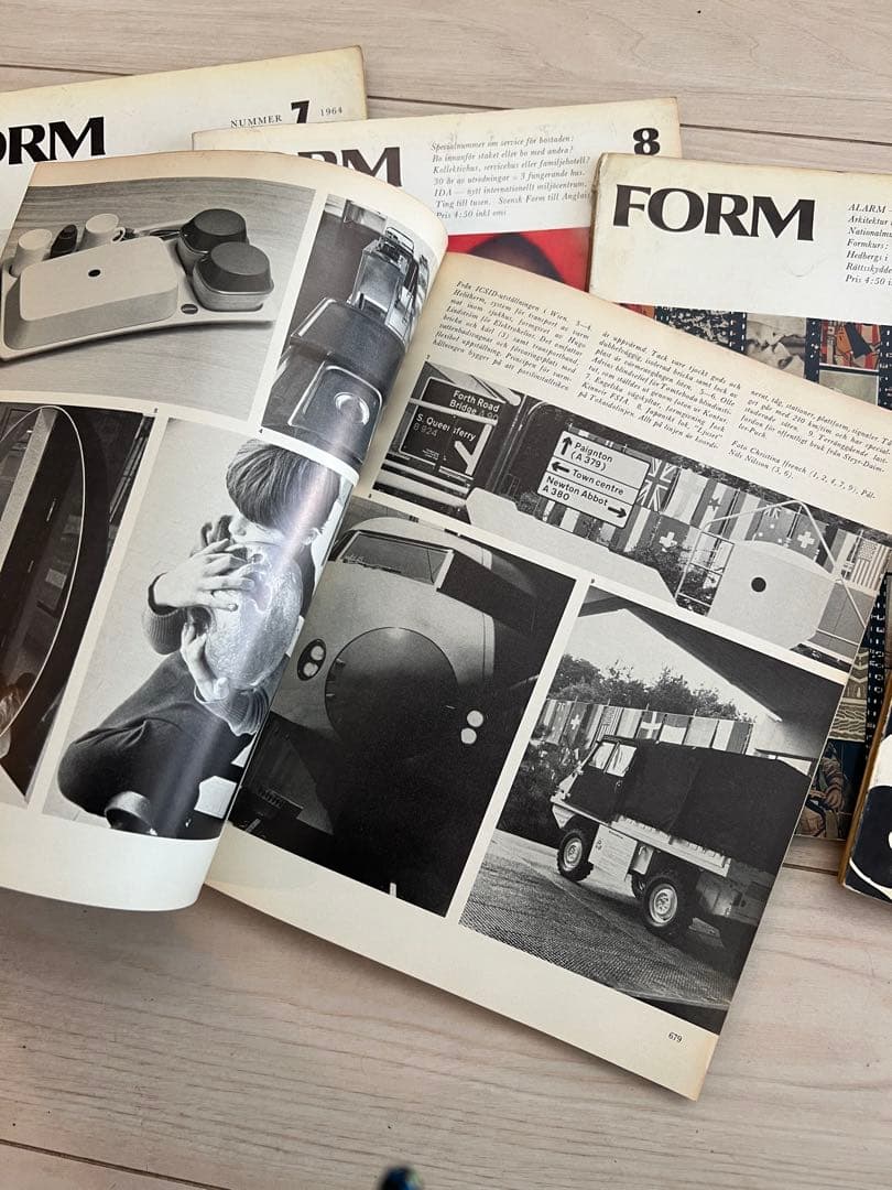 FORM / スウェーデン・デザイン雑誌 60年代5冊セット