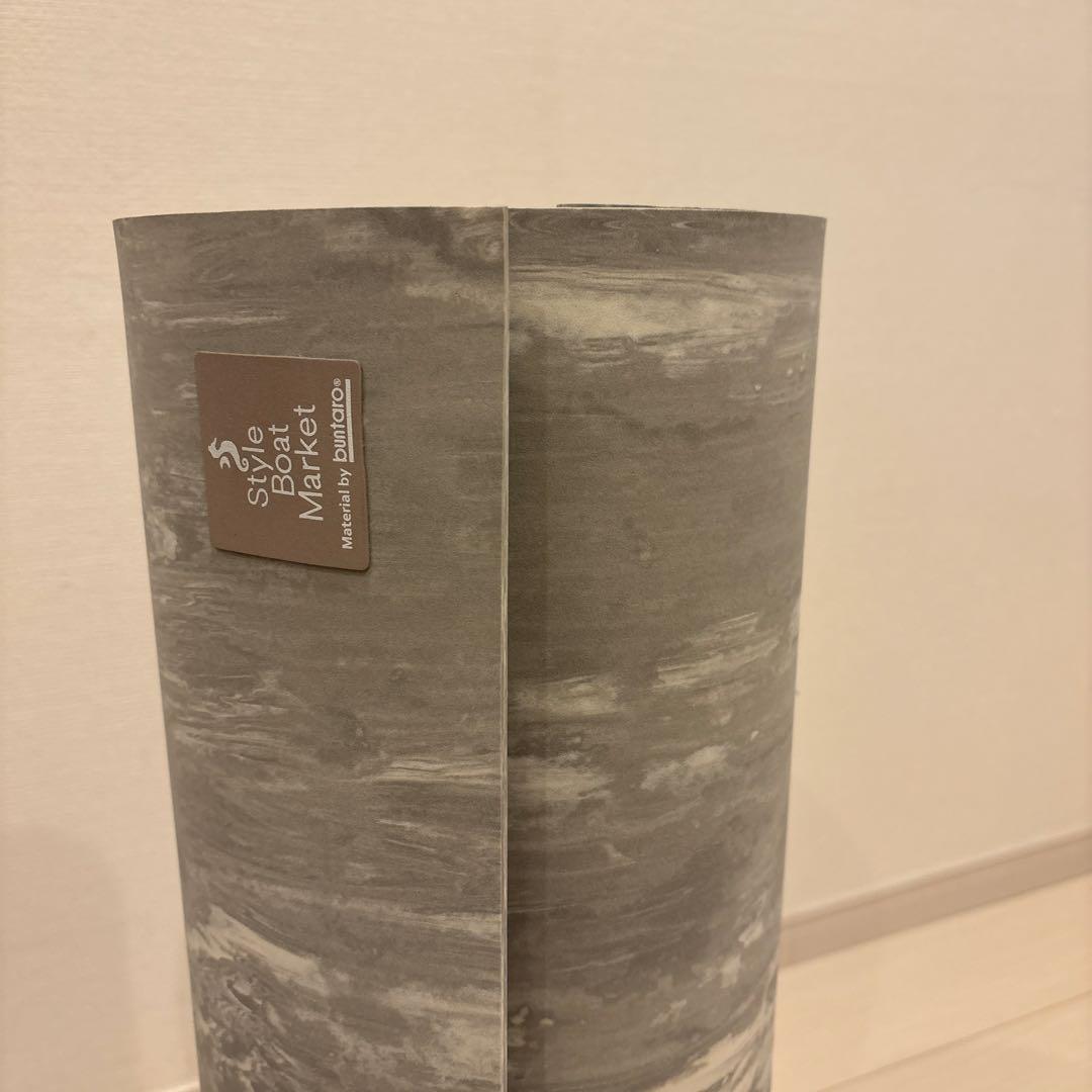 【ほぼ新品】スタイルボートマーケット ヨガマット　マーブル　グレー