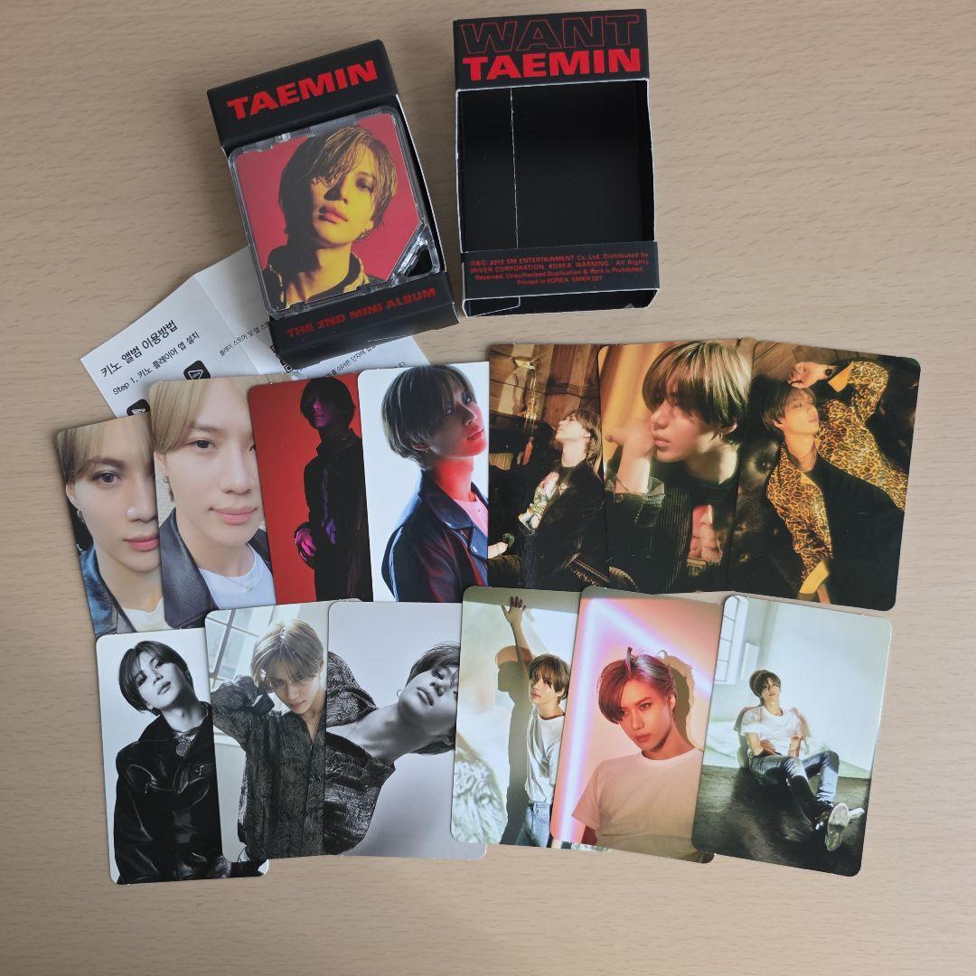 SHINee TAEMIN テミン WANT キノ トレカ付き 2セット