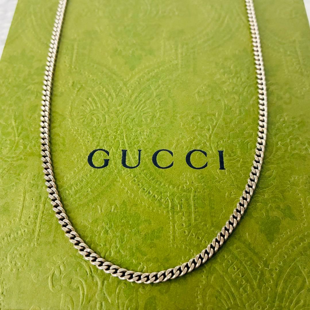 【極美品✨】GUCCI 喜平ネックレス チェーン 3.5㎜ シルバー925 太め