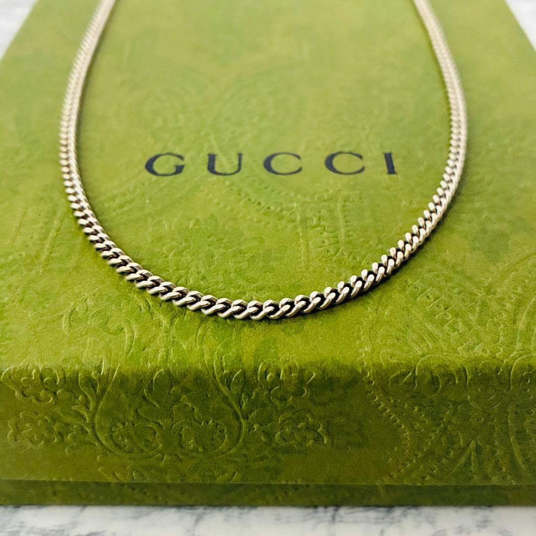 【極美品✨】GUCCI 喜平ネックレス チェーン 3.5㎜ シルバー925 太め