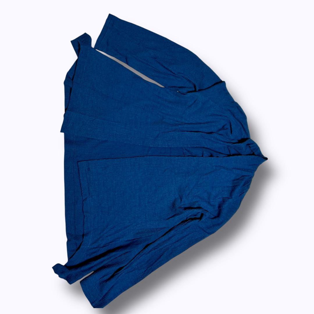ISSEY MIYAKE ブルー 変形　アンサンプルトップス 日本　　伸縮