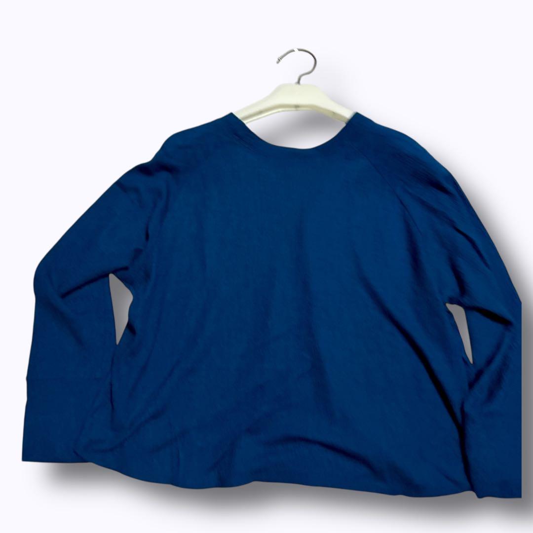 ISSEY MIYAKE ブルー 変形　アンサンプルトップス 日本　　伸縮
