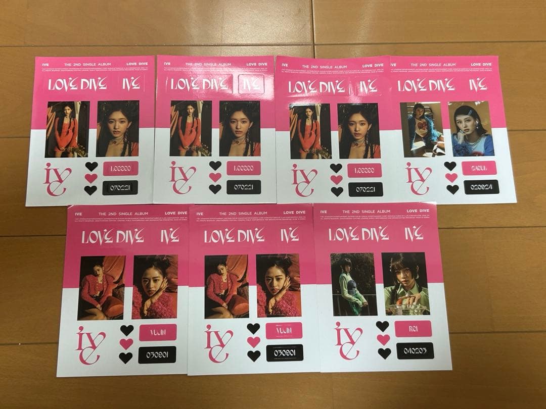 IVE アイブ LOVE DIVE ラブダイブグッズセット タワレコ特典付き