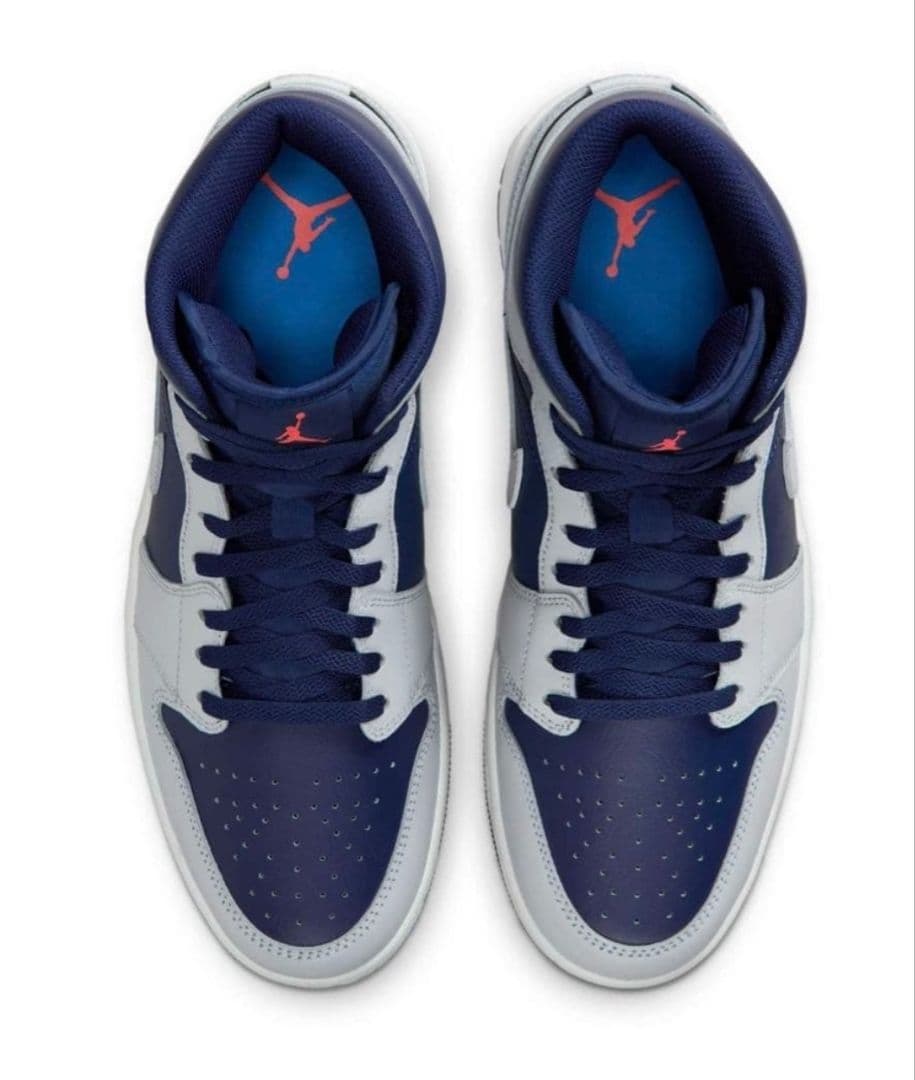 Nike Air Jordan 1 Mid ネイビー/グレー