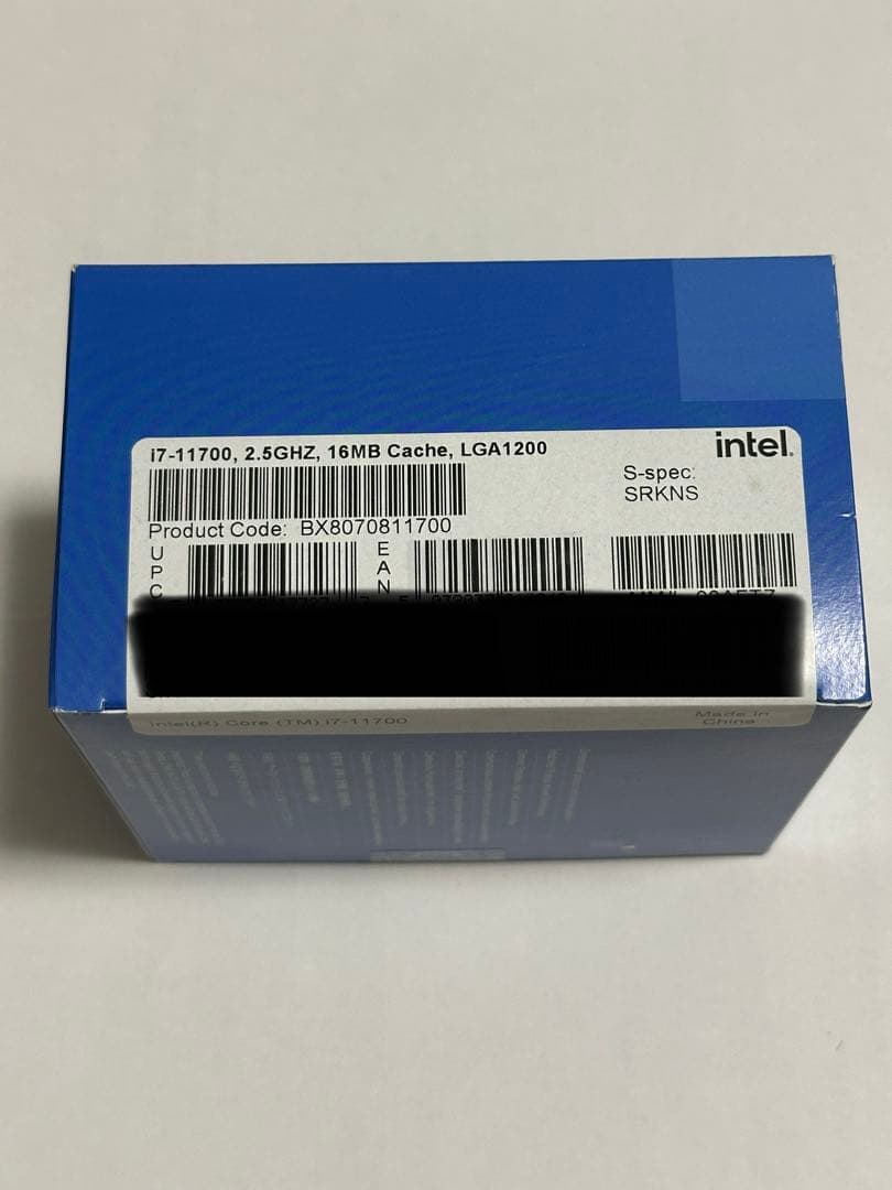 インテル Intel i7-11700　i7 第11世代 LGA1200