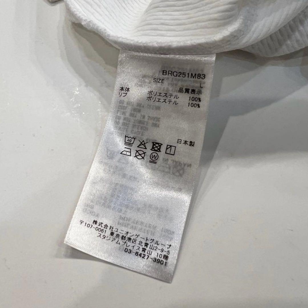 新品　BRIEFING CE NECK LOGO LS HIGHCK RF L