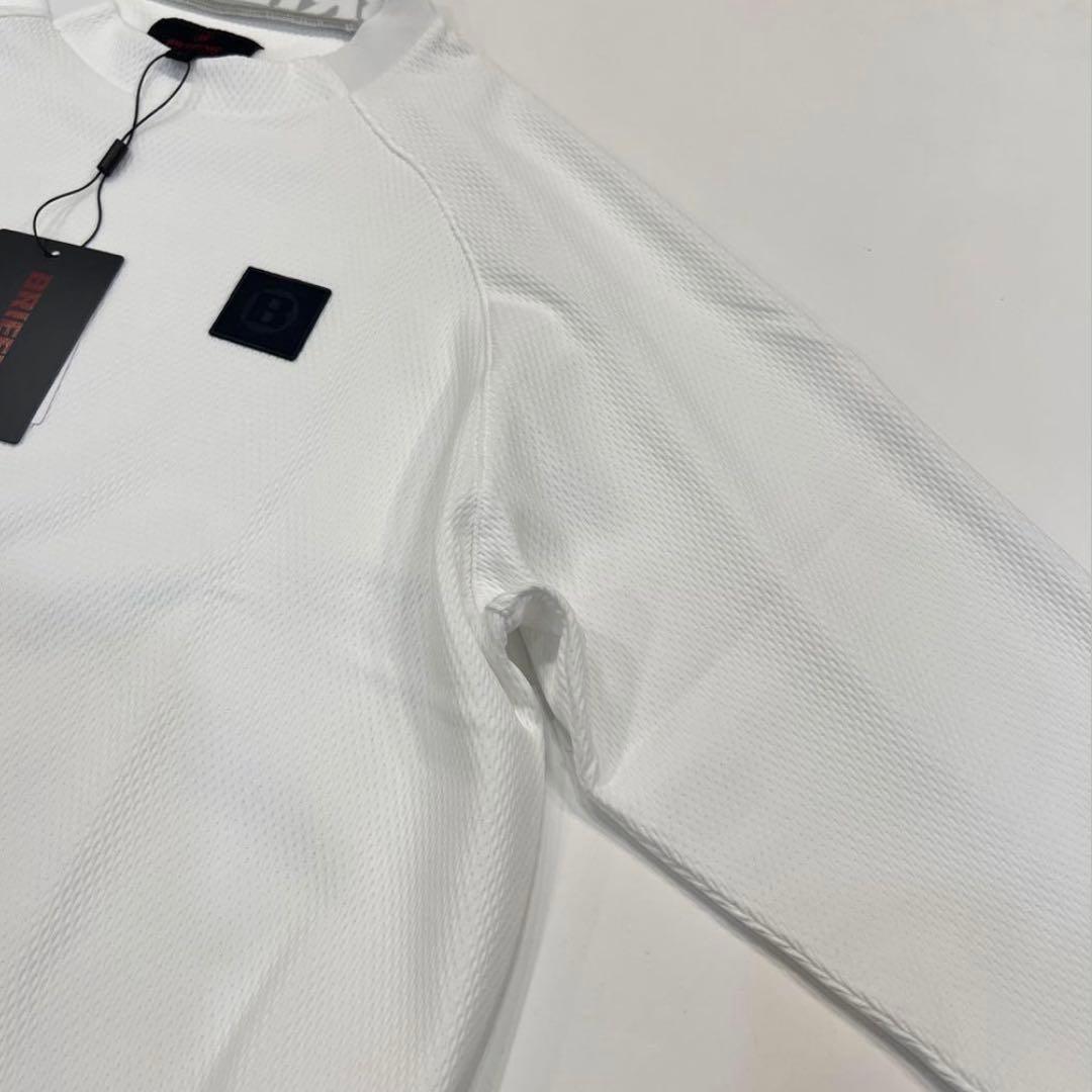 新品　BRIEFING CE NECK LOGO LS HIGHCK RF L