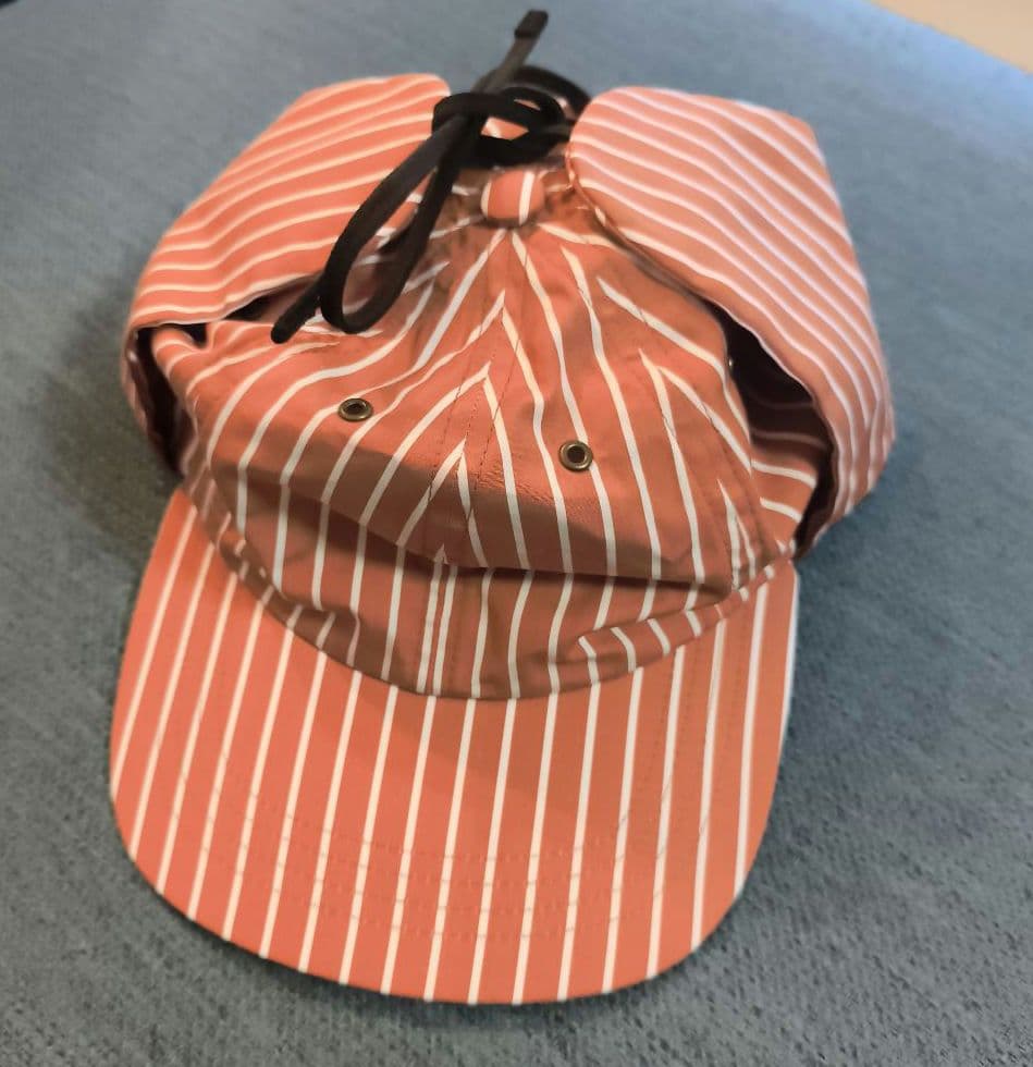 【新品】sillage フラップキャップ ストライプ