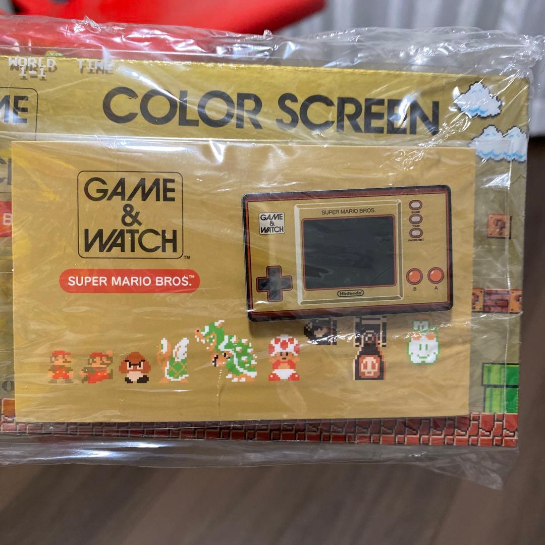 ゲームアンドウォッチ マリオ ピンバッジ付き