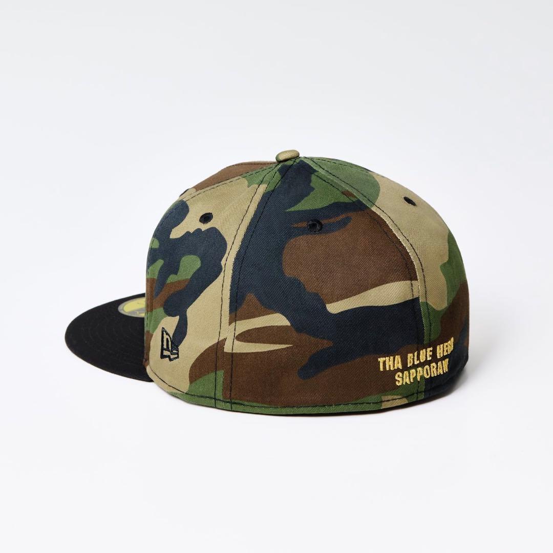 THA BLUE HERB NEW ERA コラボ CAP 7 5/8 迷彩