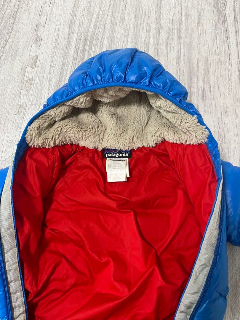 12M パタゴニアpatagonia フード付きジャンプスーツ ダウン75%