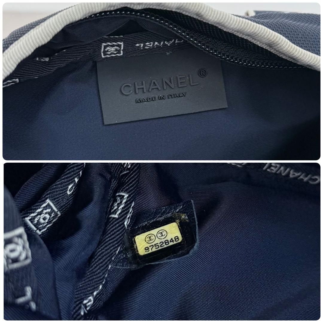 CHANEL スポーツライン ウエストバッグ ココマーク メッシュ ナイロン