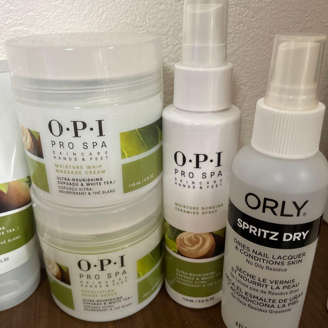 O.P.I PRO SPA ハンド＆フットケア スパルーチェなど8点セット