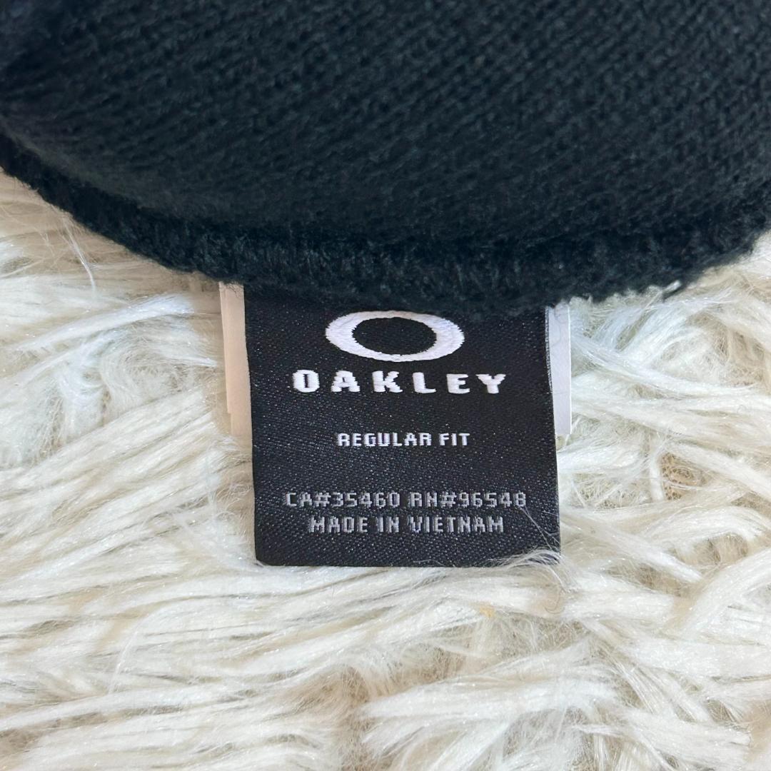 人気　OAKLEY　オークリー　ニットキャップ　ビーニー　刺繍ロゴ　ストリート