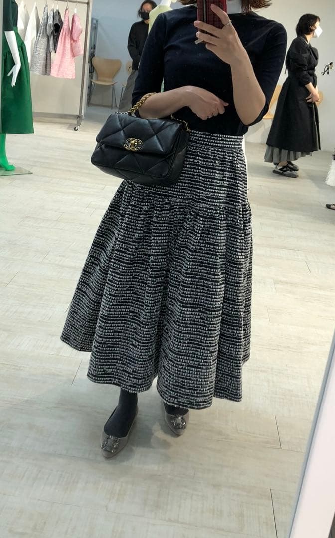 she tokyo muddy フリンジスカート　36