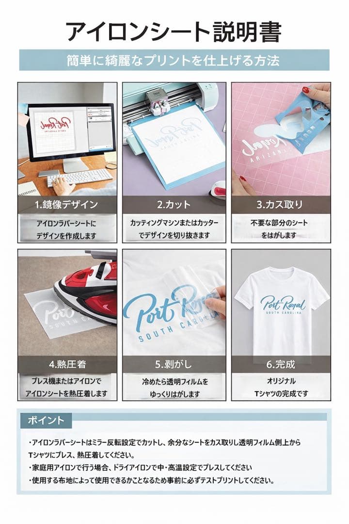 アイロンシート（熱圧着）A4サイズ30枚