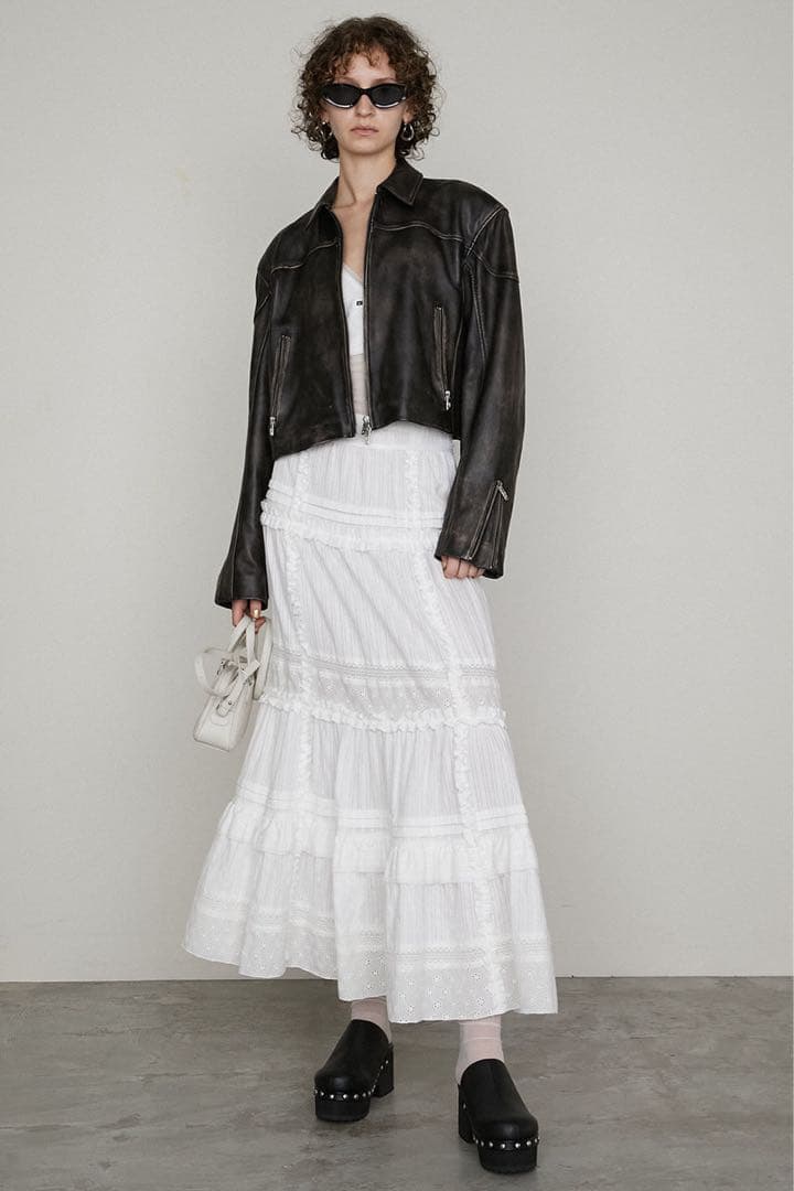 スカート PRANK PROJECT Cotton Lace Maxi Skirt