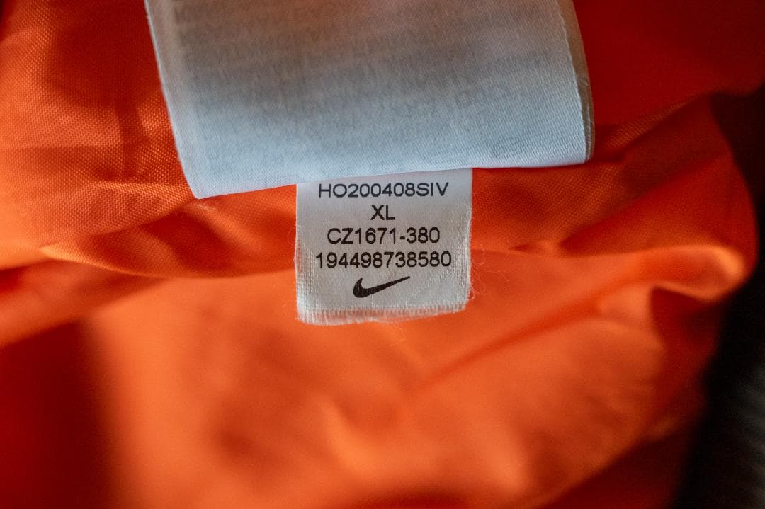 NIKE ナイキ　パンクパックMA-1ジャケット オリーブ　バックロゴ XL