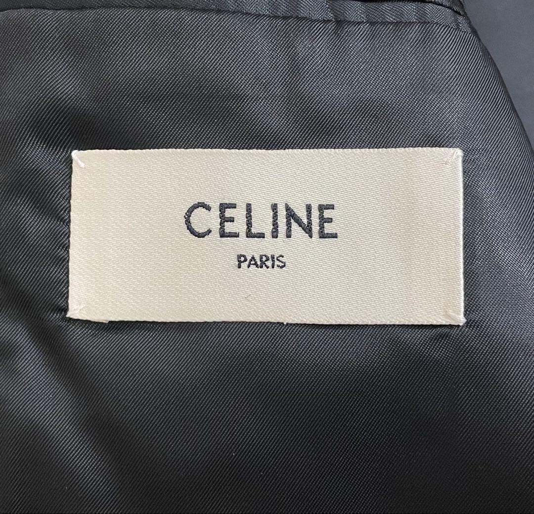19AW CELINE ハウンドトゥース テーラードジャケット 千鳥格子
