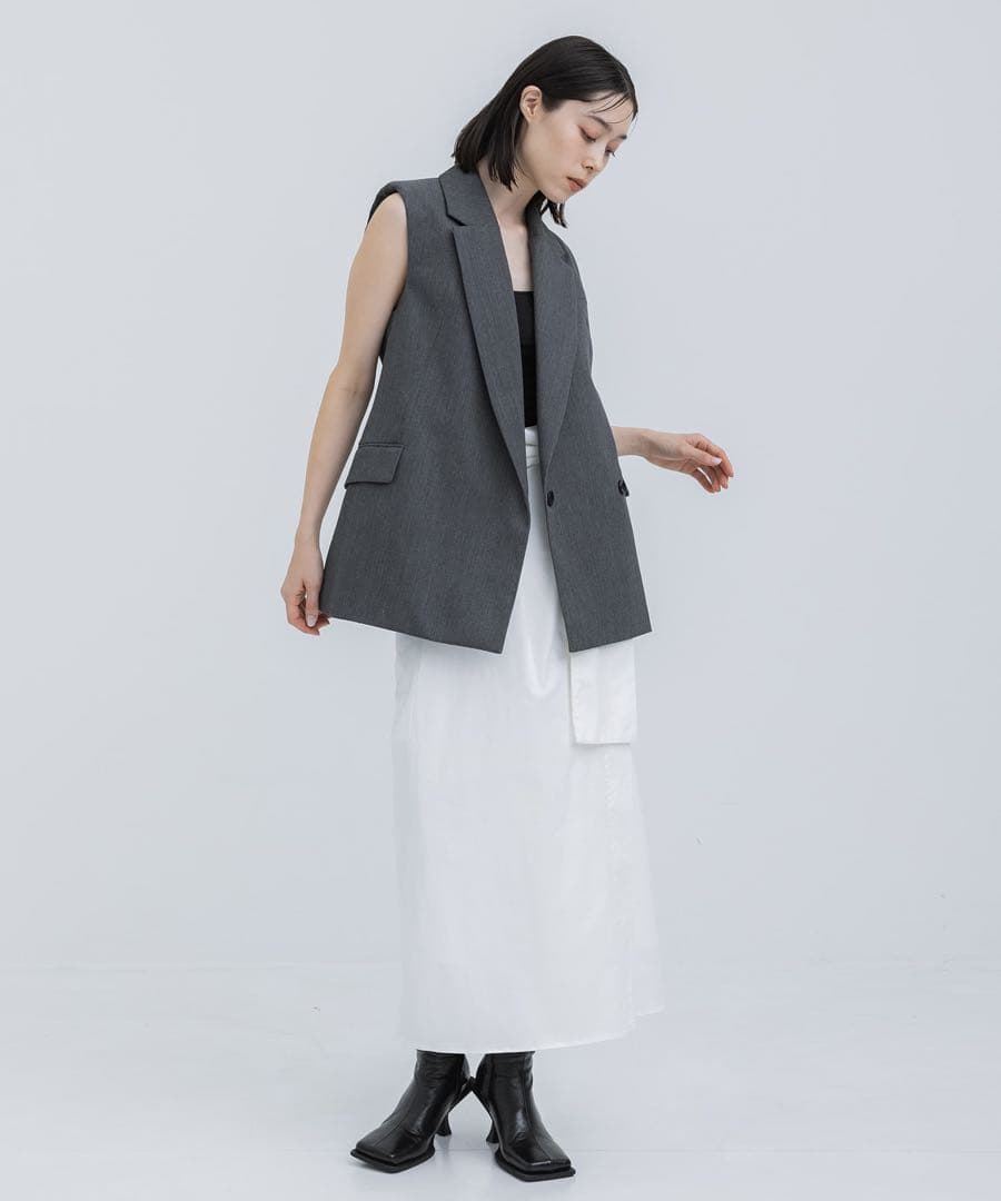 イロット IIROT COTTON WRAP SKIRT