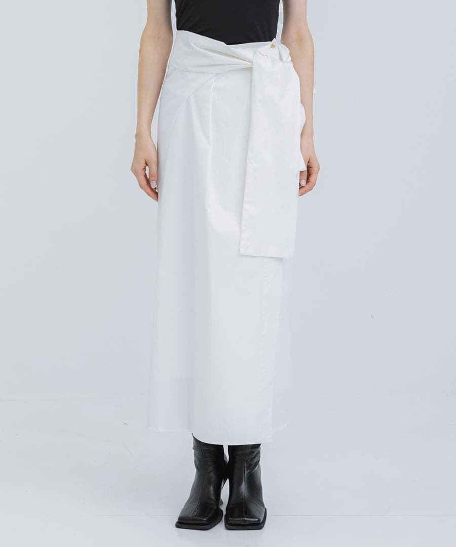 イロット IIROT COTTON WRAP SKIRT