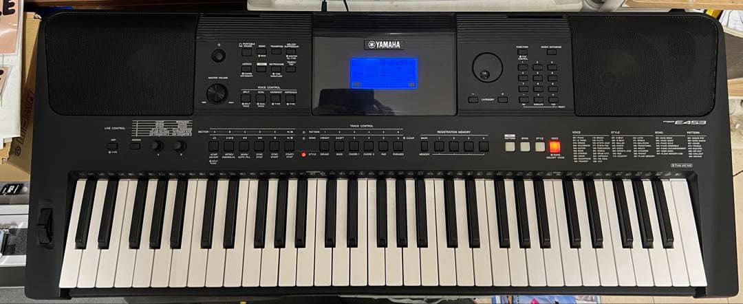 即発送 YAMAHA PSR-E453 61鍵　アダプター　 カバー付き