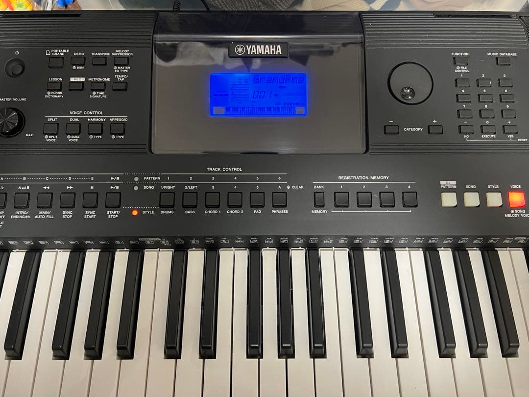 即発送 YAMAHA PSR-E453 61鍵　アダプター　 カバー付き