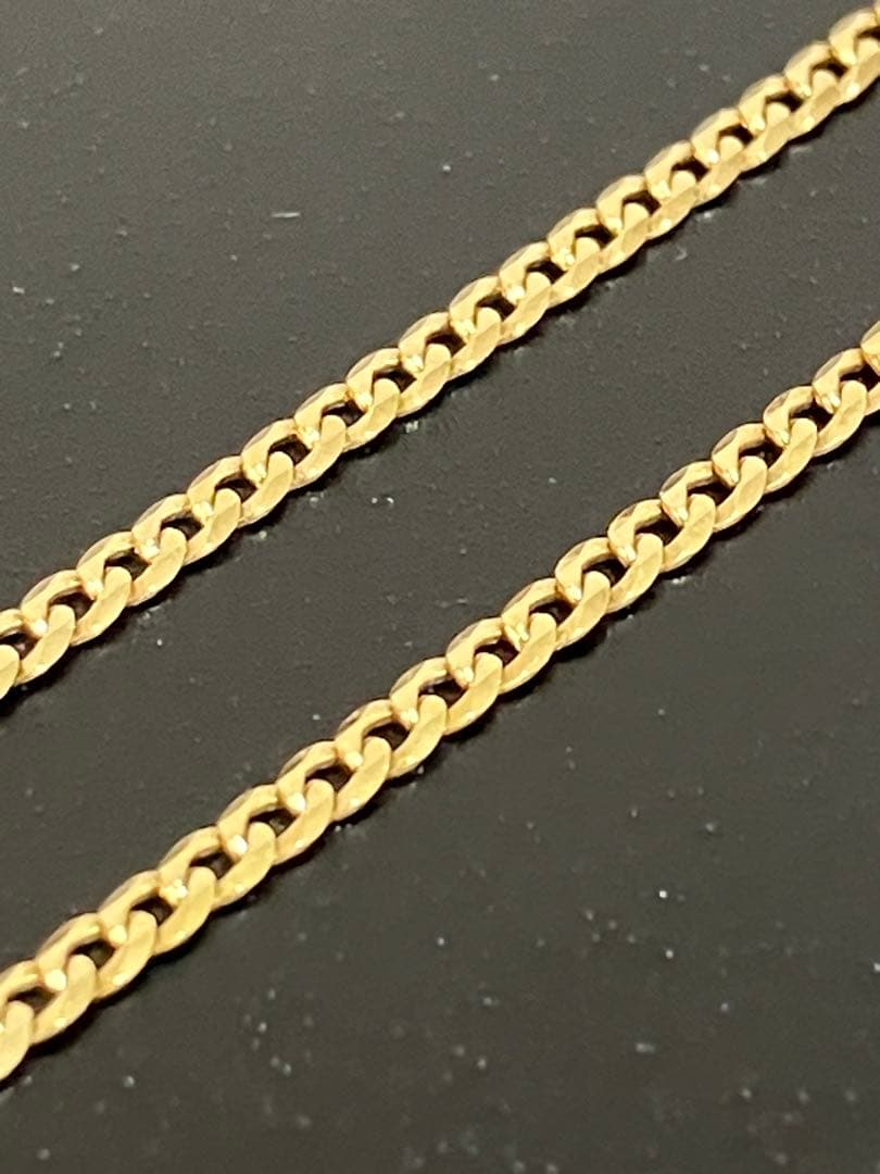 Avalanche 10K YG キューバンリンク チェーン 2mm 45cm