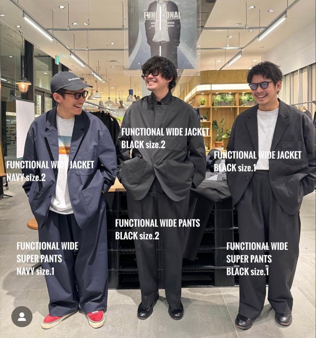 ジャケット・アウター FUNCTIONAL WIDE JACKET SIZE1 wide dad