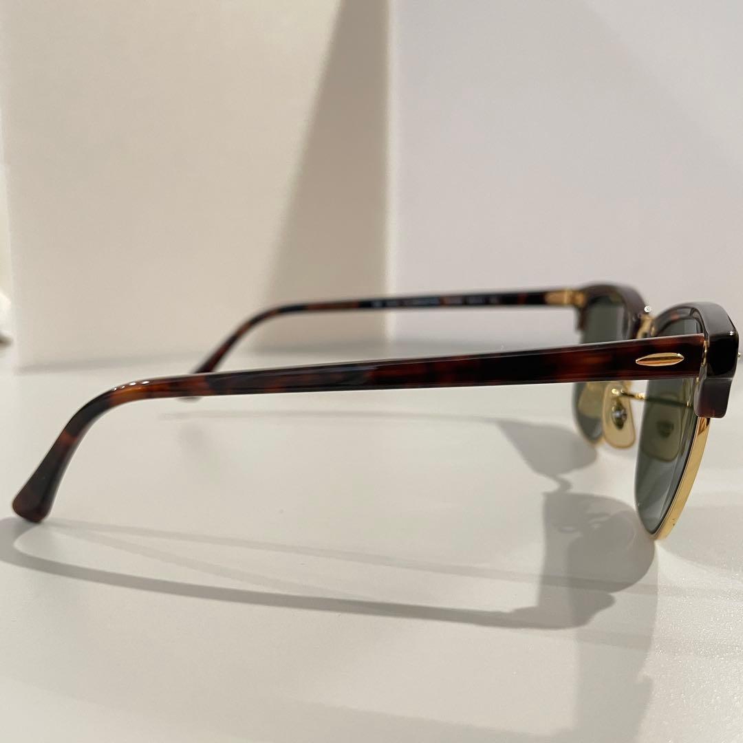 Ray-Banレイバン　クラブマスター サングラス べっ甲 ゴールド 付属品完備