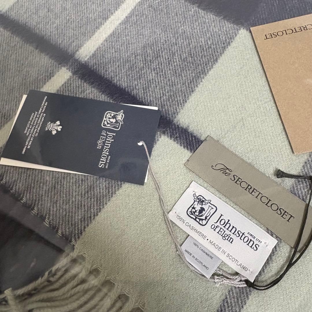 人気完売☆The SECRETCLOSET別注 ジョンストンズ ストール☆新品