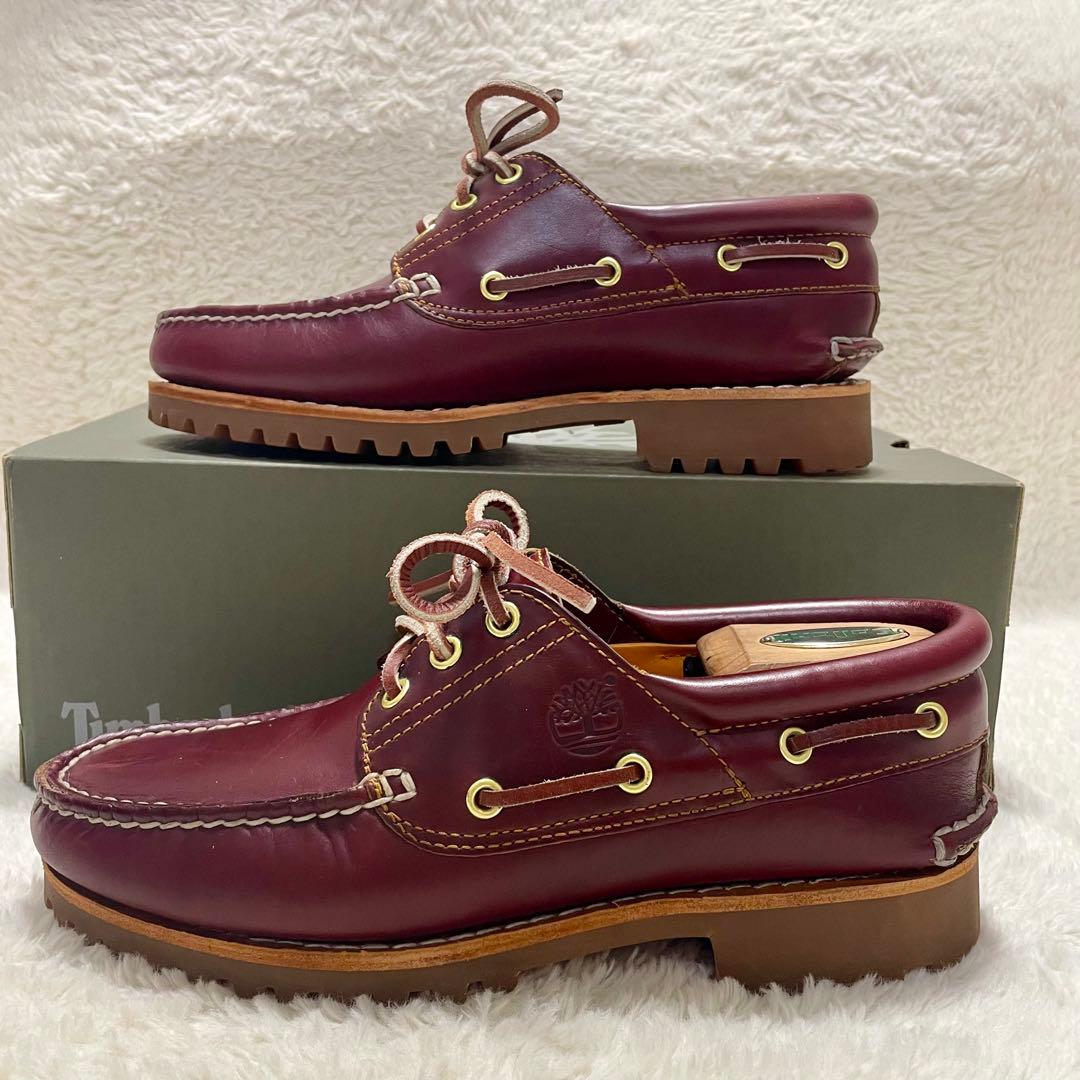 箱付き美品 Timberland オーセンティック 3eye ボート シューズ