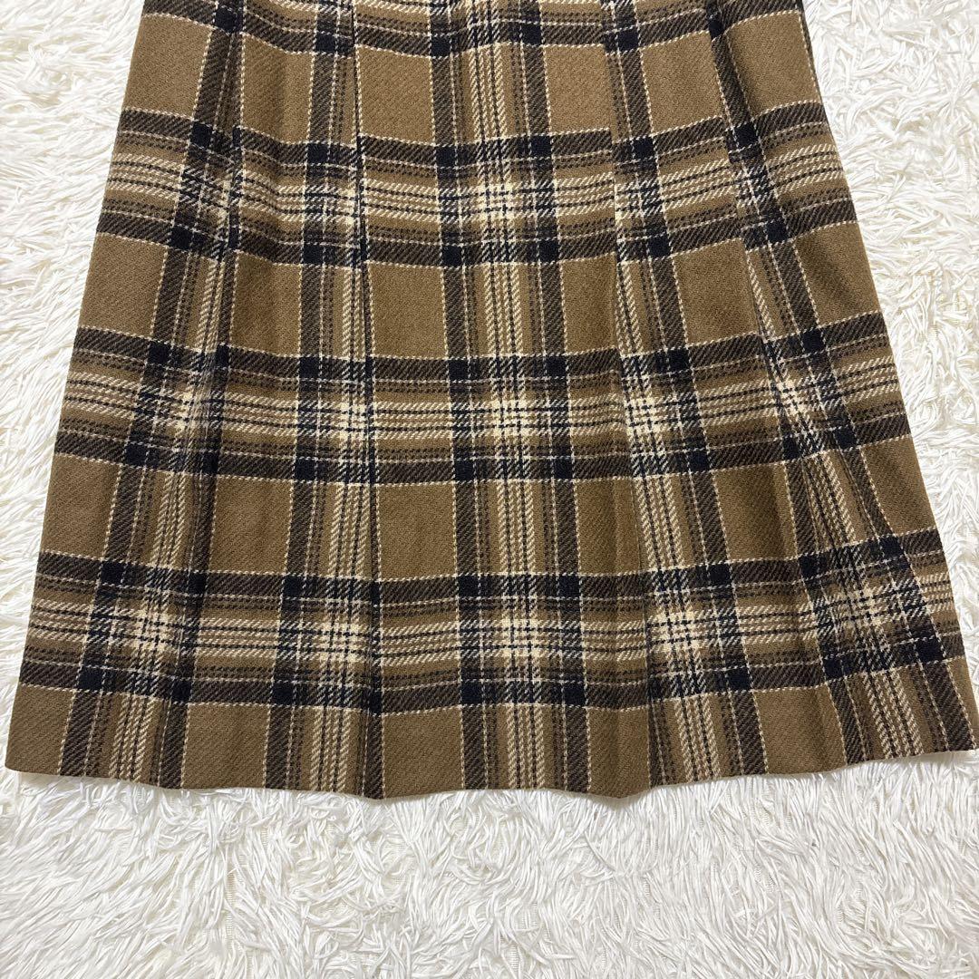 極美品✨ MARGARET HOWELL タータンチェック スカート プリーツ