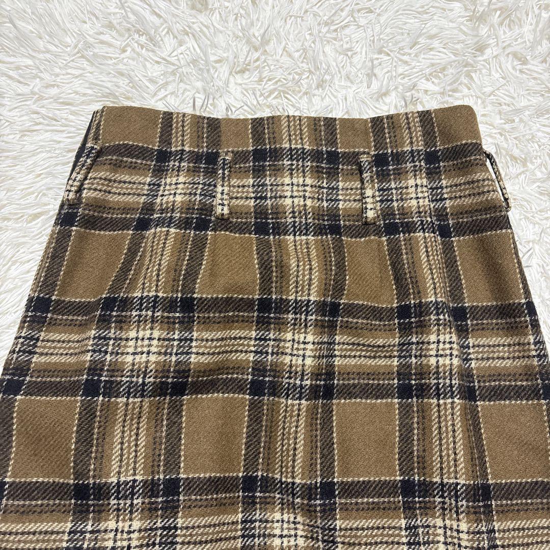 極美品✨ MARGARET HOWELL タータンチェック スカート プリーツ