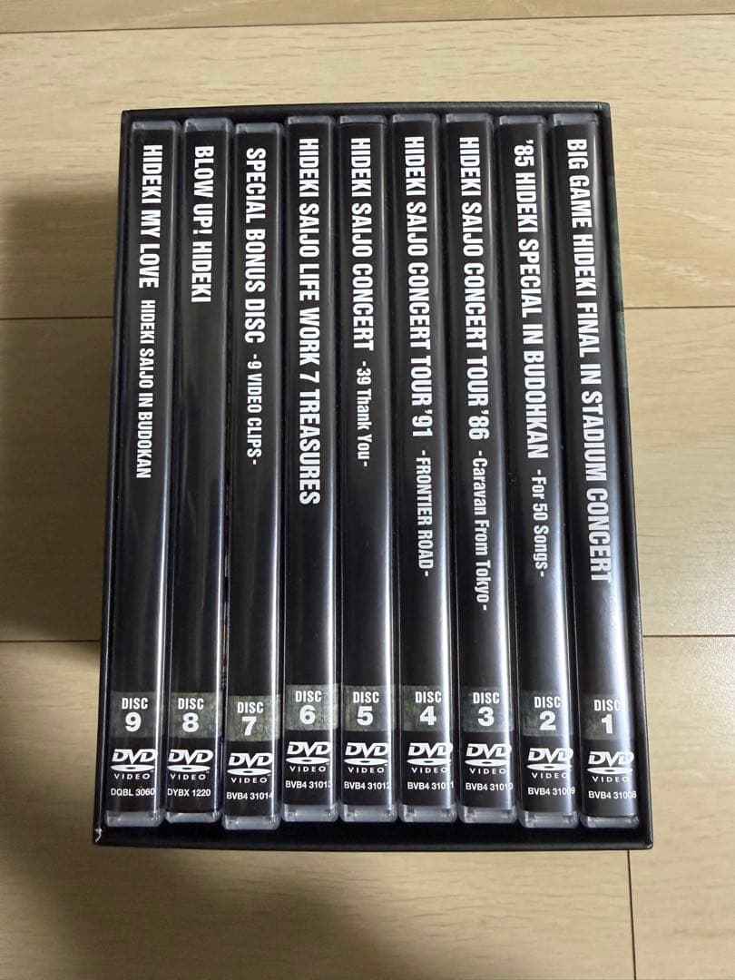 西城秀樹LEGEND DVD BOX9枚組