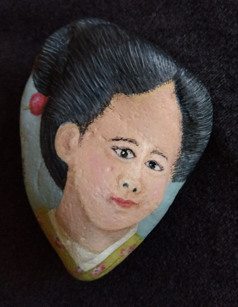 Stone Artwork：The Samurai and His Lady