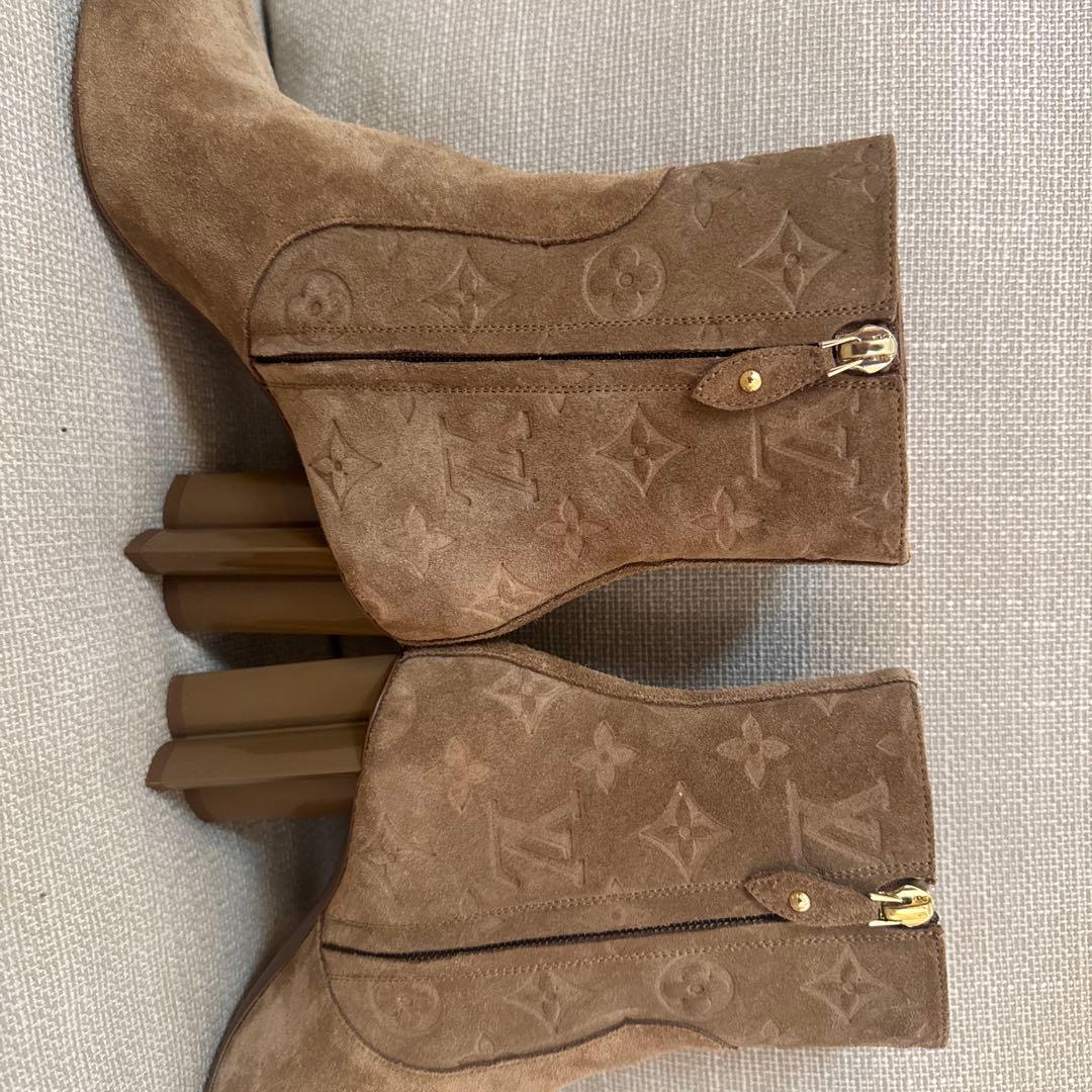 LOUIS VUITTON◆シルエットライン アンクルブーツ